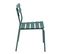 Chaise De Jardin En Aluminium Vert Foncé