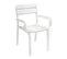 Fauteuil De Terrasse En Aluminium Blanc