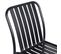 Chaise Design De Jardin En Aluminium Noire