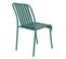 Chaise Design De Jardin En Aluminium Vert Foncé