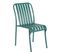 Chaise Design De Jardin En Aluminium Vert Foncé