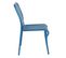 Chaise Design De Jardin En Aluminium Bleu Foncé