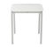 Ensemble Table De Terrasse 70cm Et 2 Chaises Blanc