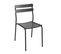 Table De Terrasse Inclinable 60 X 60 Cm Et 2 Chaises Noir