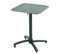 Ensemble Table Inclinable 60 X 60 Cm Et 2 Fauteuils Vert Foncé