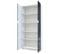 Armoire De Bureau Blanc Mat Et Gris Laqué (lxhxp) : 82 x 185 x 37