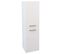 Colonne De Salle De Bain Smart - à Suspendre - 2 Portes - 35cm - Finitions Blanc