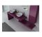 Meuble De Salle De Bain Monza Duo Aubergine