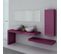 Meuble De Salle De Bain Monza Duo Aubergine