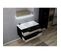 Meuble De Salle De Bain Urbino 1200 Scandinave Et Noir