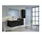 Meuble Salle De Bain Avezzano 1400 Noir