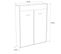 Armoire Lit Escamotable Dynamo Blanc Mat Ouverture Assistée Et Pied Automatique, Couchage 140*200