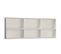 Sur-meuble 6 Niches De Rangements Pour Lit Escamotable Horizontal 90 X 200 Cm Hauteur 106 Cm