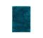Tapis En Polyester Moelleux Calypso Bleu Pétrole 60x110