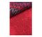 Tapis Rouge Design Pour Chambre En Coton Mandala Rouge 80x150
