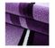 Tapis Courbe Moderne Pour Salon Rectangle Jursic Lilas 120x170