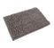 Tapis De Salle De Bain Doux Longues Mèches Idris Gris 40x60