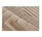 Tapis Géométrique Extérieur Et Intérieur Design 3d Koana Beige 80x150