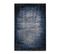 Tapis Design 3d Rayé Poils Ras Avec Franges Nath Bleu 160x230