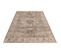 Tapis Vintage Rayé Avec Franges Café Antik Café 120x170