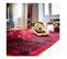 Tapis Rouge Style Oriental Poils Ras Tosca Rouge 40x60