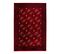 Tapis Rouge Style Oriental Poils Ras Tosca Rouge 100x300