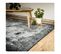 Tapis Gris Vintage Rayé Lavable En Machine Vincent Gris 80x150