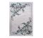 Tapis Floral Rectangle Design Lavable En Machine Bouquet Crème 80x150