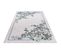 Tapis Floral Rectangle Design Lavable En Machine Bouquet Crème 80x150