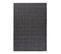 Tapis En Laine Plat Moderne Rectangle Knit Anthracite 120x170