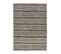 Tapis 100% Laine Plat Design Rectangle Indiana Gris 80x150