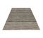 Tapis 100% Laine Plat Design Rectangle Indiana Gris 80x150