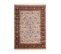 Tapis Avec Franges Oriental Rectangle Luxe Heriz Crème 80x150