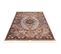 Tapis D'orient Crème Luxe Avec Franges Chiraz Crème 140x200