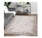 Tapis Abstrait Moderne Courtes Mèches Granite Beige 80x150