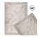 Tapis Abstrait Moderne Courtes Mèches Granite Beige 80x150