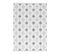 Tapis Géométrique Moderne Beige Avec Franges Hypno Beige 80x150