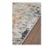 Tapis Moderne Avec Franges Rectangle Abstrait Justine Multicolore 133x190