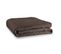 Housse De Couette 140 X 200 Unie Choco 100% Coton / 57 Fils/cm2