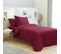 Housse De Couette 140 X 200 Unie Rouge 100% Coton / 57 Fils/cm²