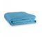 Housse De Couette 240 X 220 Unie Turquoise 100% Coton / 57 Fils/cm²