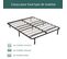 Sommier Robuflex 140 x 200 cm - Confort Morphologique avec Lattes Larges