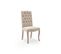 Lot De 6 Chaises Capitonnées Jade Tissu Beige