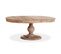 Table Ronde Extensible En Bois Massif Héloïse Bois Naturel Et Pied Naturel