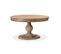 Table Ronde Extensible En Bois Massif Héloïse Bois Naturel Et Pied Naturel