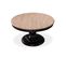 Table Ronde Extensible En Bois Massif Héloïse Bois Naturel Et Pied Noir