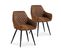 Lot De 2 Chaises Victoria Vintage Pieds Noir