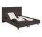 Sommier relaxation 2x80x200 cm EPEDA ZEN PU chocolat