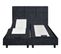 Sommier relaxation 2x80x200 cm EPEDA ZEN microfibre gris nuage