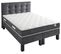 BOXSPRING Matelas 180x200 cm , sommier 2x90x200, tête de lit, 8 pieds NUAGE